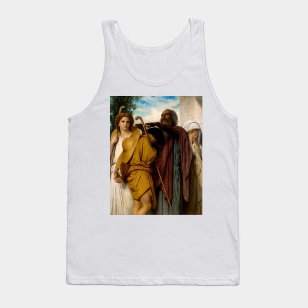 Tobias Saying Good-Bye To His Father by William-Adolphe Bouguereau Tank Top by Classic Art Stall